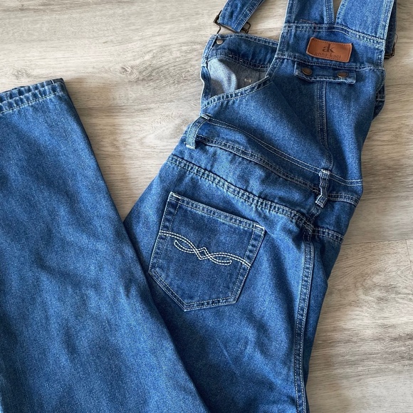 NWOT 🦋 Cotton Denim Overalls | Small - Picture 15 of 16